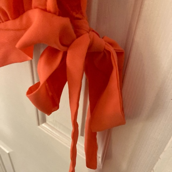 Artizan vibrant orange peasant top xl - Picture 4 of 6